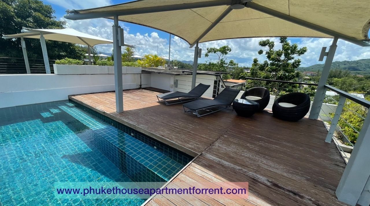 2 Bedrooms Penthouse Apartment for long term rent/ Sell, Bangtao Beach